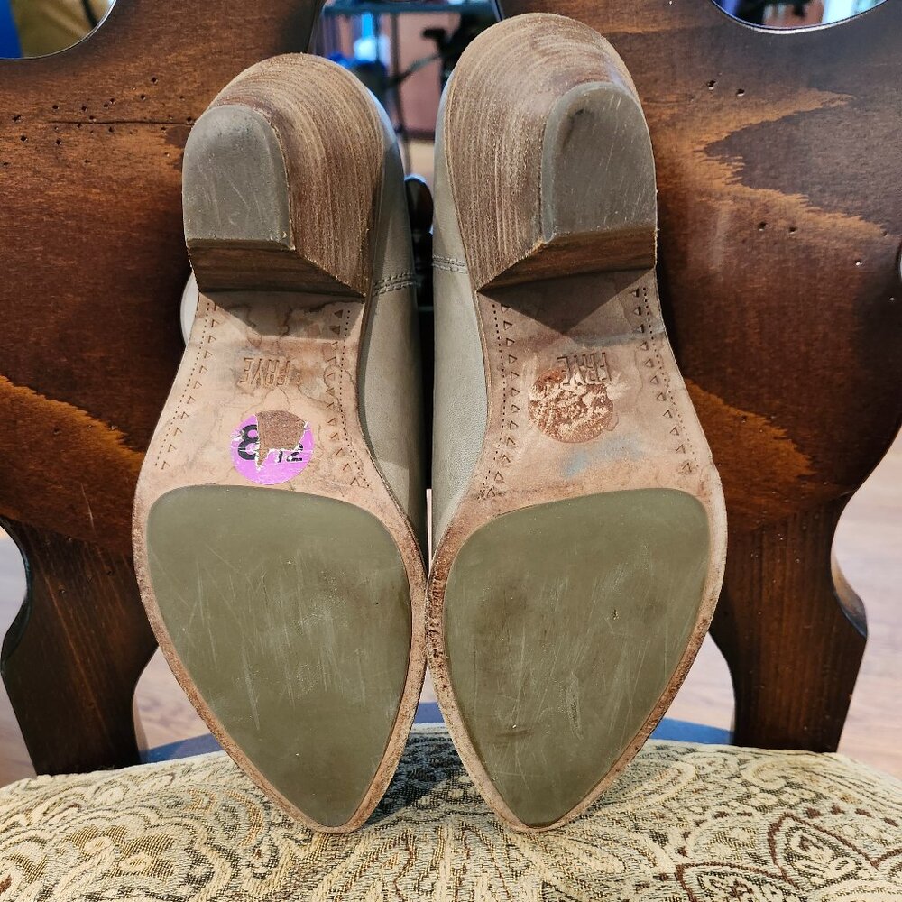 FRYE Lila Zip Ankle Bootie - Gray - Picture 7 of 11